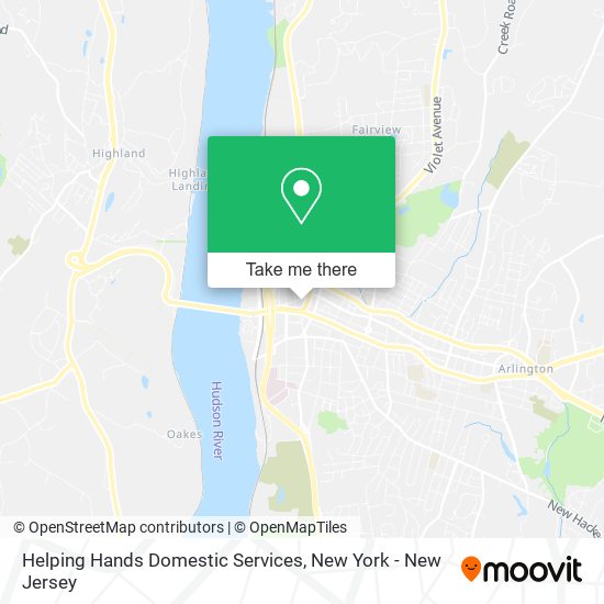 Helping Hands Domestic Services map