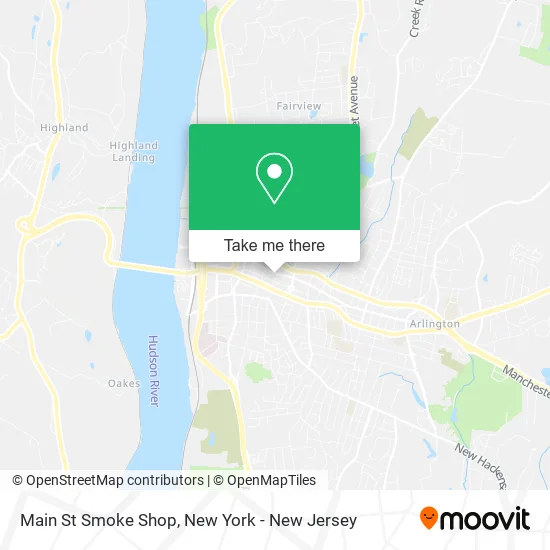 Main St Smoke Shop map