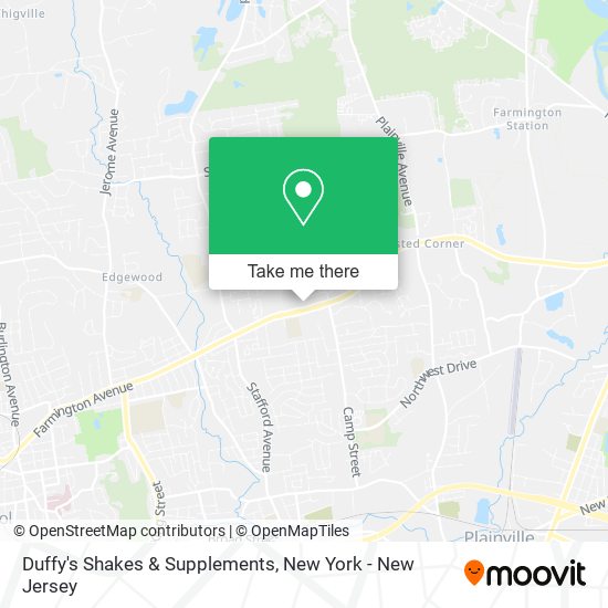 Mapa de Duffy's Shakes & Supplements