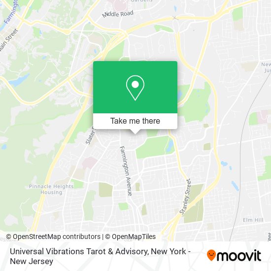Mapa de Universal Vibrations Tarot & Advisory