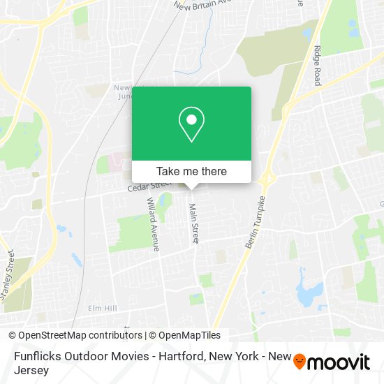 Funflicks Outdoor Movies - Hartford map