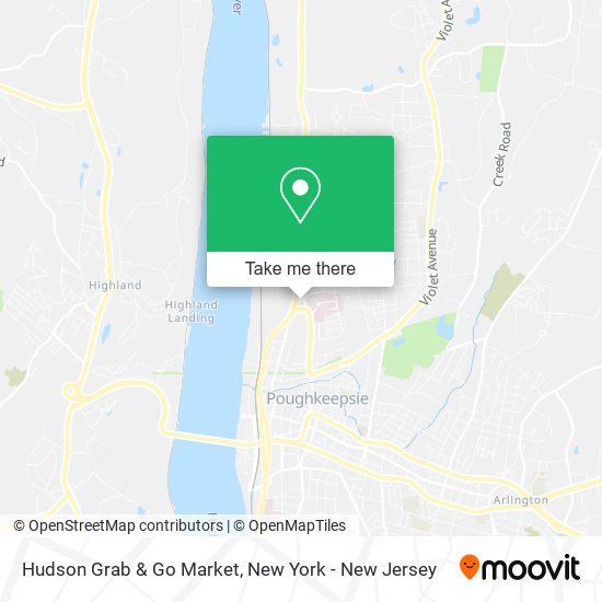 Hudson Grab & Go Market map