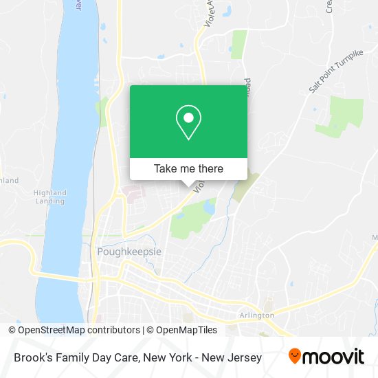 Brook's Family Day Care map