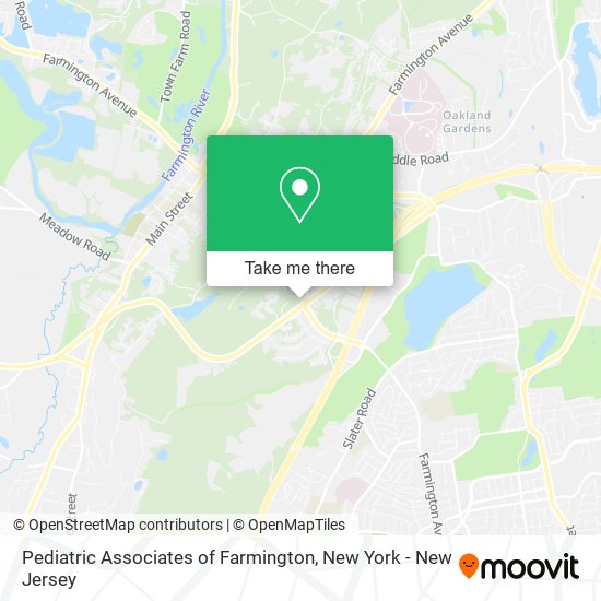 Mapa de Pediatric Associates of Farmington