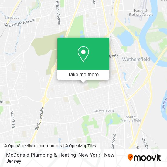 McDonald Plumbing & Heating map