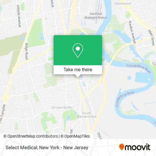 Select Medical map