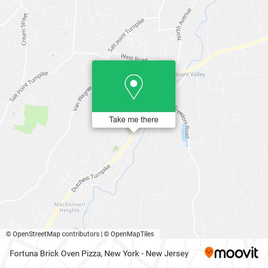 Mapa de Fortuna Brick Oven Pizza
