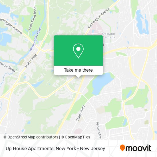 Up House Apartments map