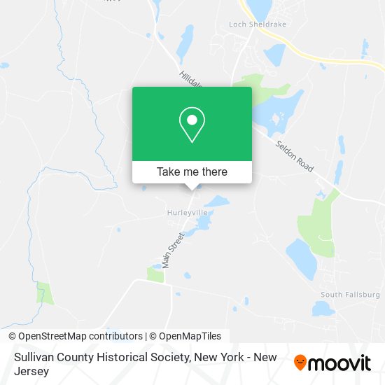 Sullivan County Historical Society map