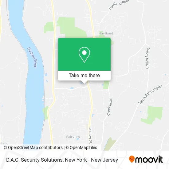 D.A.C. Security Solutions map