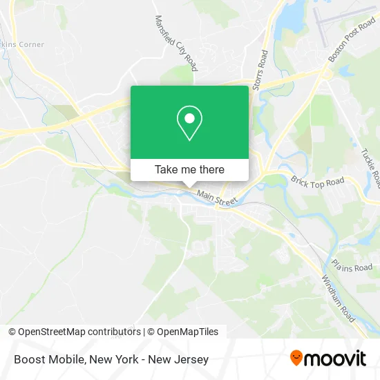 Boost Mobile map