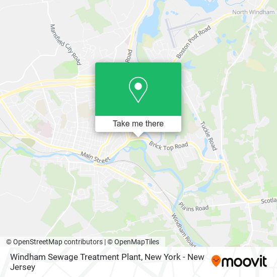 Windham Sewage Treatment Plant map