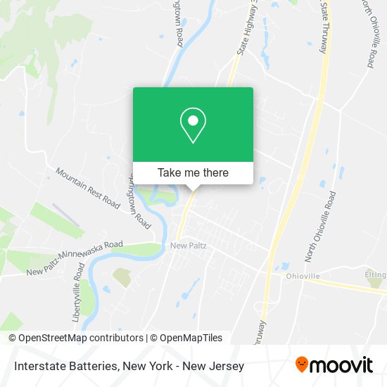 Interstate Batteries map