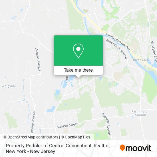 Mapa de Property Pedaler of Central Connecticut, Realtor