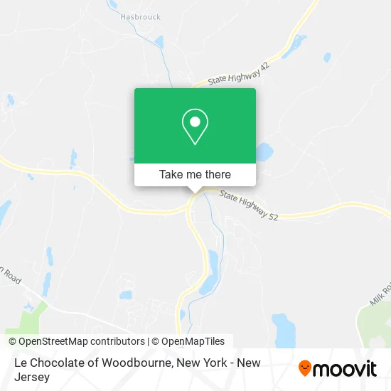 Le Chocolate of Woodbourne map