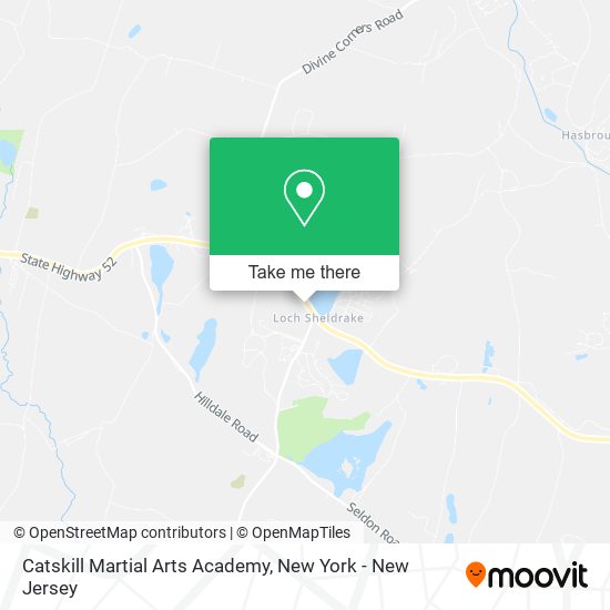 Mapa de Catskill Martial Arts Academy