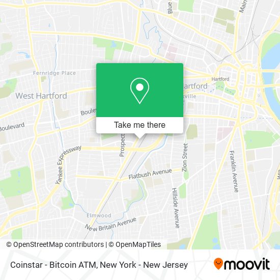 Mapa de Coinstar - Bitcoin ATM