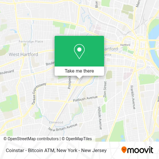 Coinstar - Bitcoin ATM map