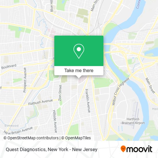 Quest Diagnostics map