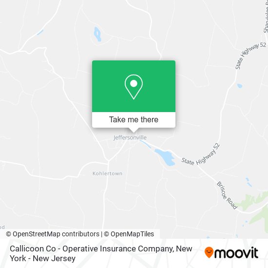 Callicoon Co - Operative Insurance Company map