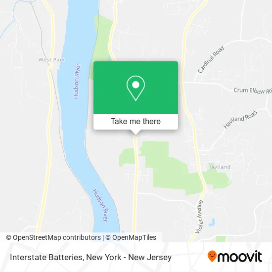 Interstate Batteries map