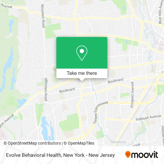 Evolve Behavioral Health map