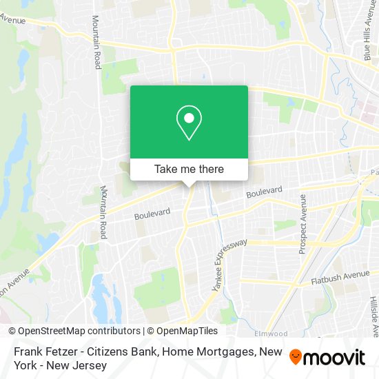 Mapa de Frank Fetzer - Citizens Bank, Home Mortgages