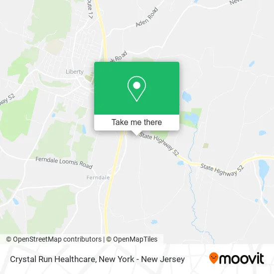 Crystal Run Healthcare map