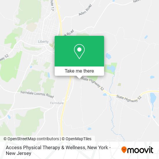 Access Physical Therapy & Wellness map