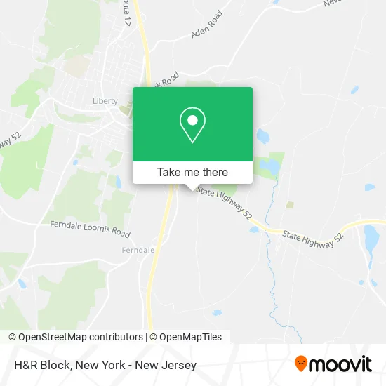 H&R Block map