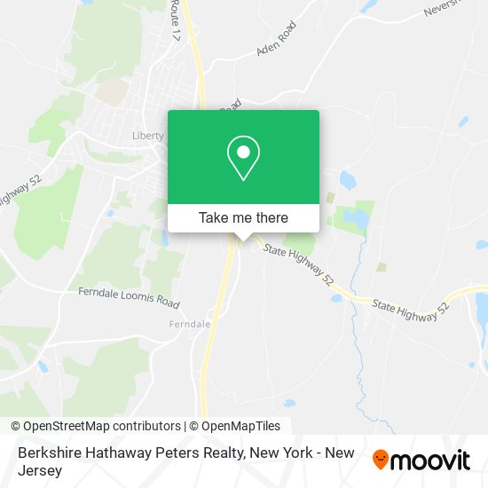 Mapa de Berkshire Hathaway Peters Realty