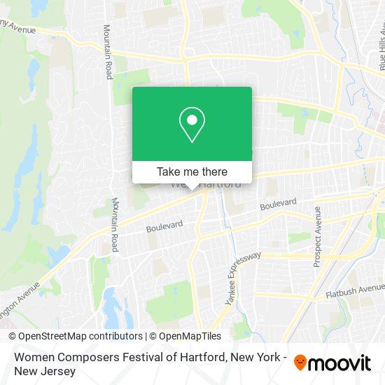Mapa de Women Composers Festival of Hartford