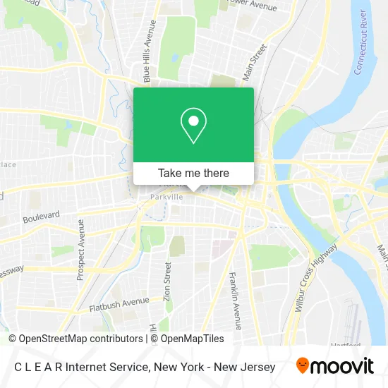 C L E A R Internet Service map