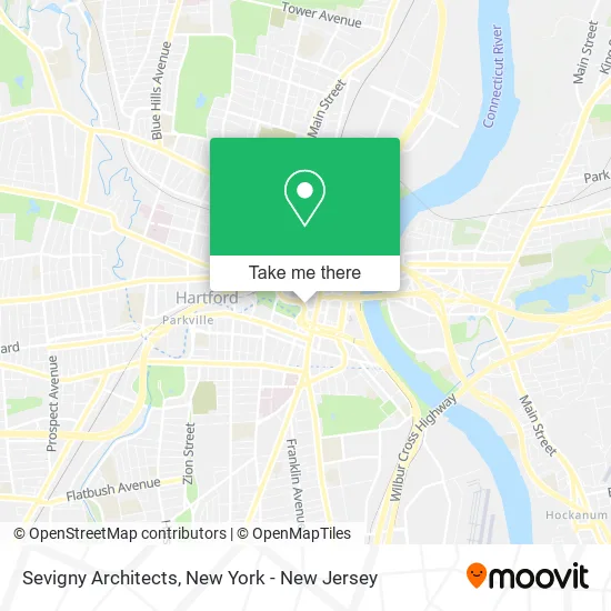 Sevigny Architects map