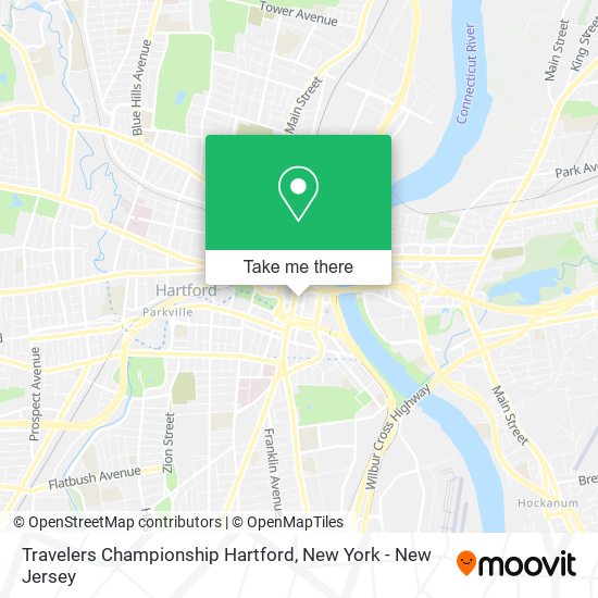 Travelers Championship Hartford map