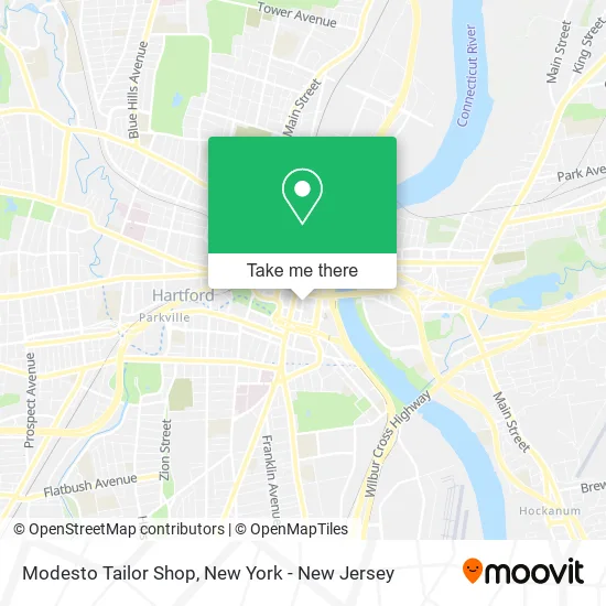 Modesto Tailor Shop map