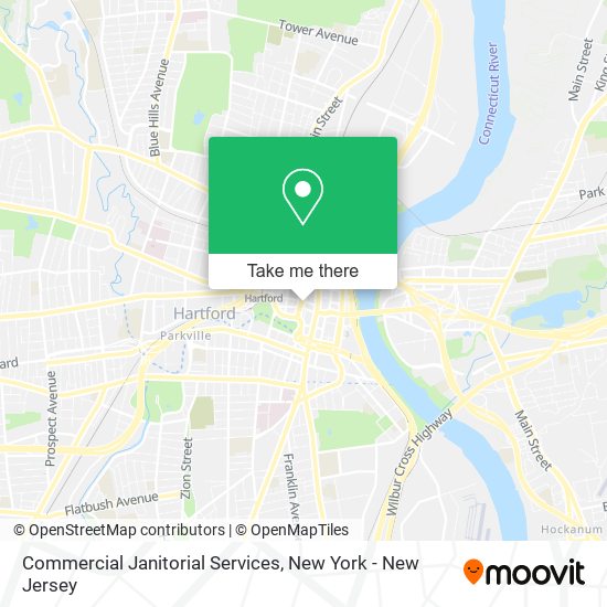 Commercial Janitorial Services map