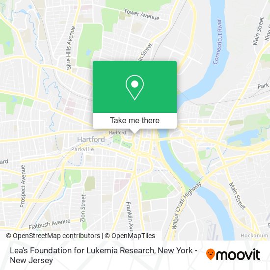 Mapa de Lea's Foundation for Lukemia Research