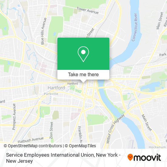 Service Employees International Union map