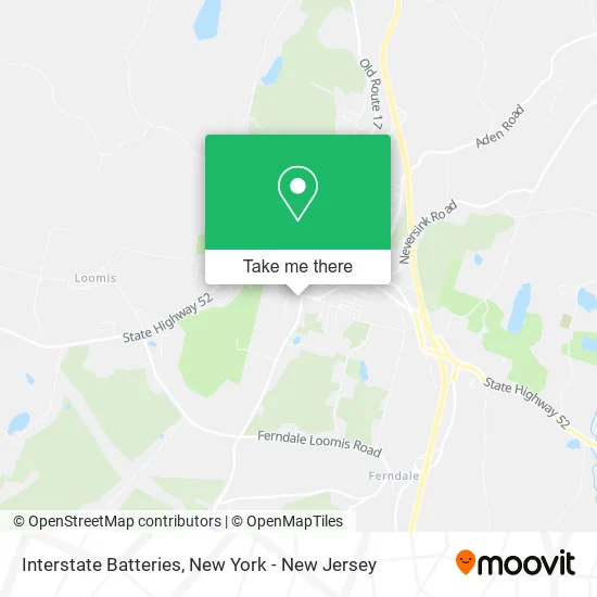 Interstate Batteries map