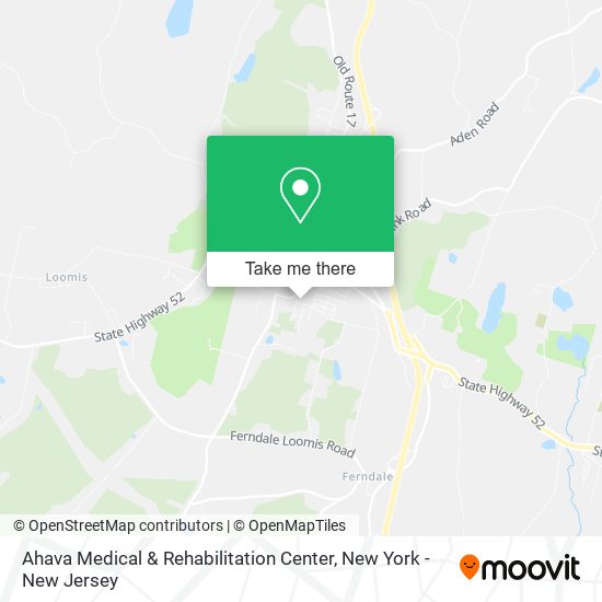 Mapa de Ahava Medical & Rehabilitation Center