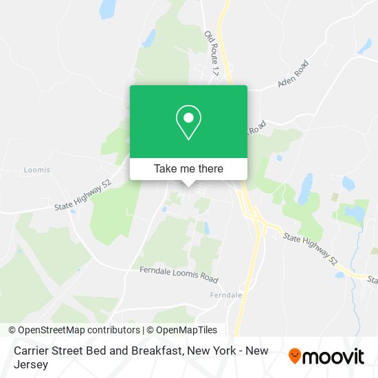 Mapa de Carrier Street Bed and Breakfast