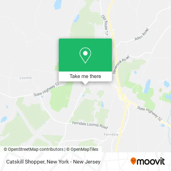 Catskill Shopper map