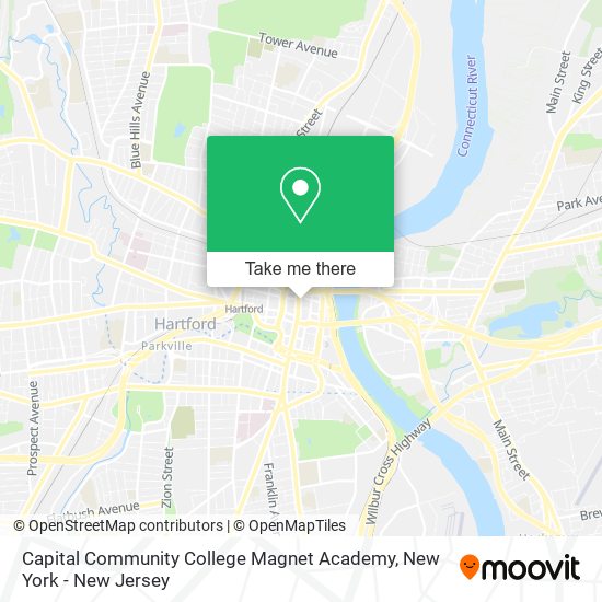 Capital Community College Magnet Academy map