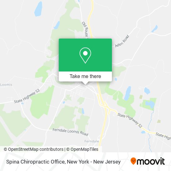 Spina Chiropractic Office map