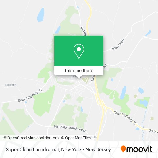 Mapa de Super Clean Laundromat
