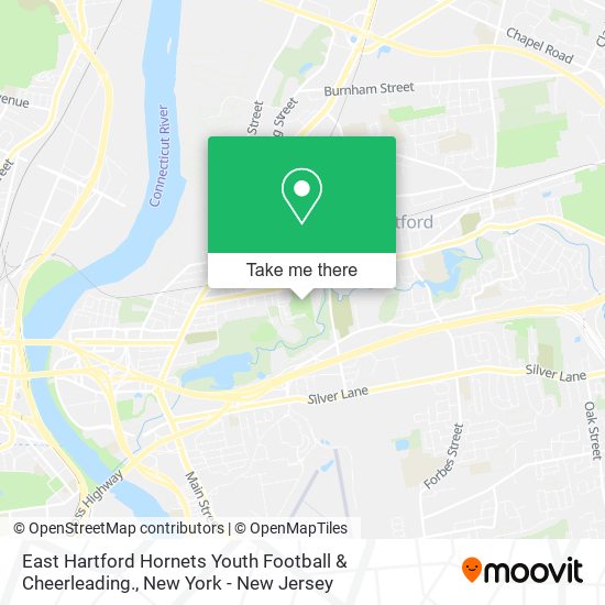 East Hartford Hornets Youth Football & Cheerleading. map