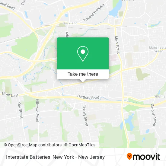 Interstate Batteries map