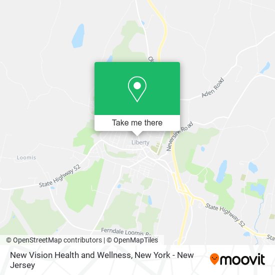 New Vision Health and Wellness map