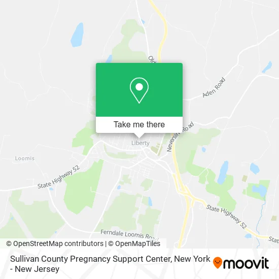 Sullivan County Pregnancy Support Center map